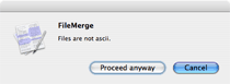 FileMerge ASCIIしか駄目な模様